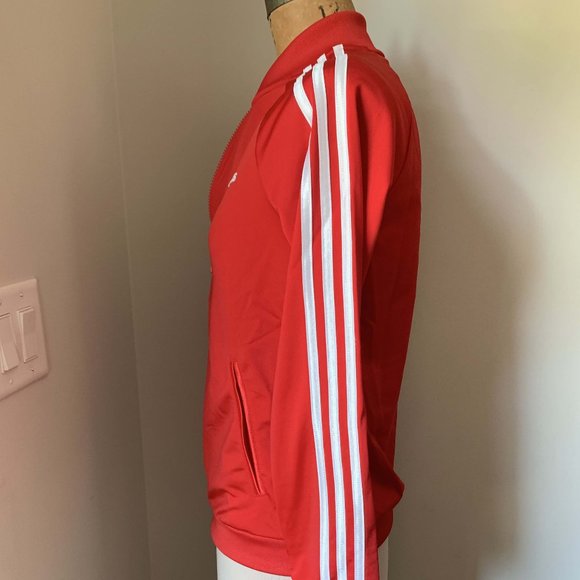 NWOT Adidas Red Track Jacket S - Picture 5 of 9